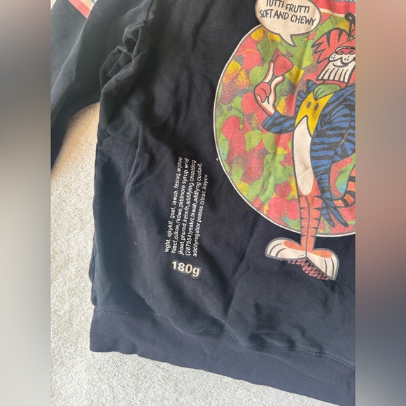 Moschino DandyCandy Sweatshirt Graphic Tiger Animal Print Pullover Sweater Black - Picture 7 of 16